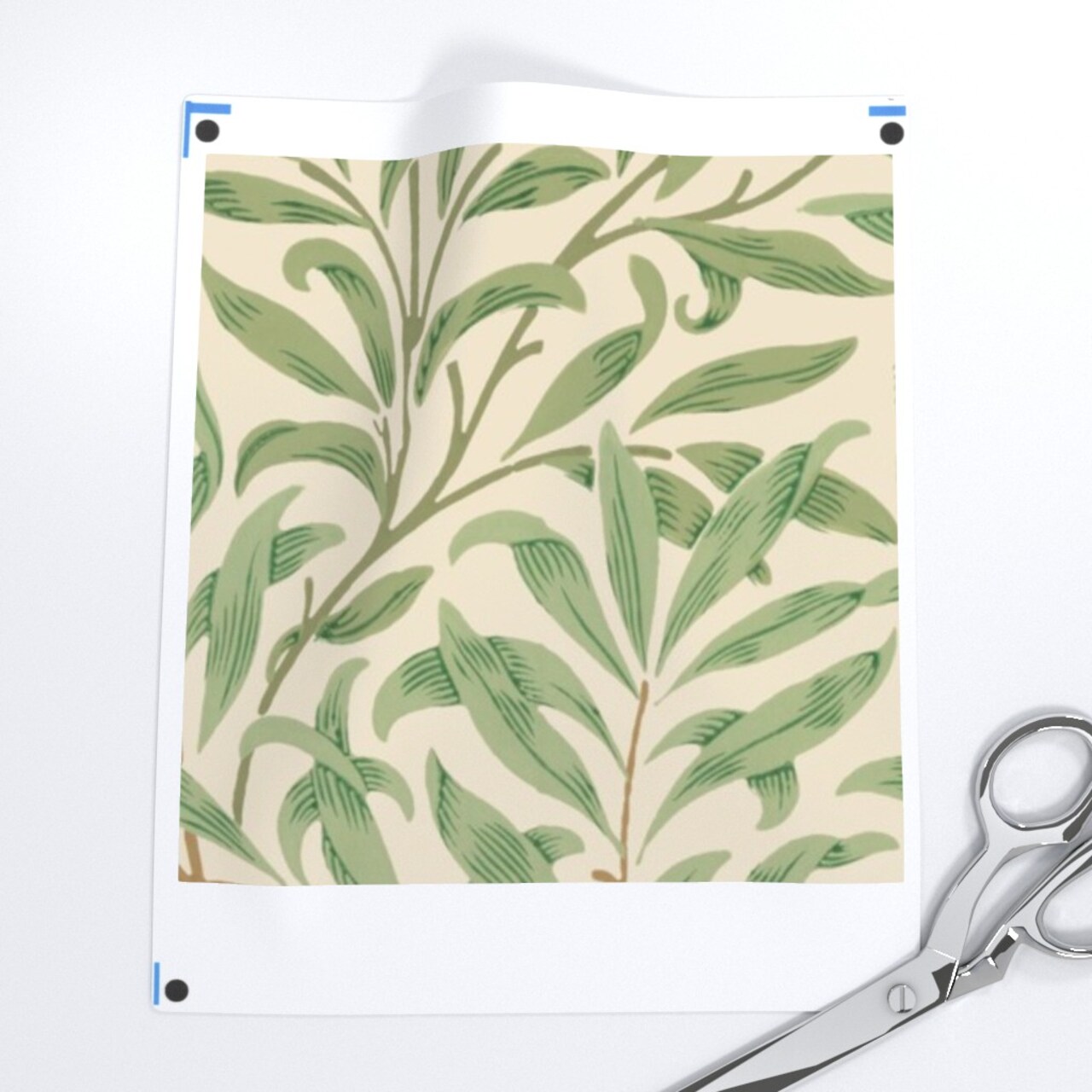 William Morris Victorian Art Nouveau Botanical Edwardian Custom Pre-pasted Wallpaper by Spoonflower Pre-Pasted Wallpaper 2FT Wide